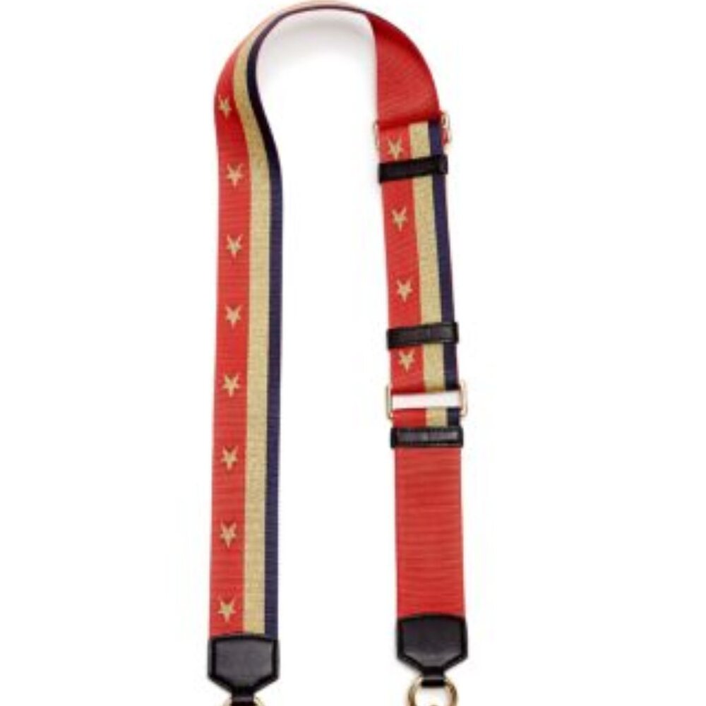 MARC JACOBS Metallic Stars and Stripes Handbag Strap